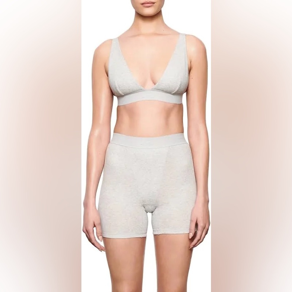 Skims Cotton Rib Boxer - Picture 6 of 12